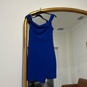 Royal Blue Mini Dress